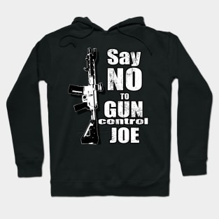 2024 Election White Say No To Gun Control Joe Hoodie